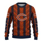 Personalized-Chicago-Bears-Logo-And-Chevron-Rows-Rows-AOP-Sweatshirt-2
