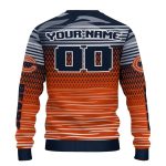 Personalized-Chicago-Bears-Logo-And-Diamond-Mesh-AOP-Sweatshirt-3