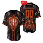 Personalized Chicago Bears Logo And Dragon Baseball Jersey