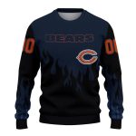 Personalized-Chicago-Bears-Logo-And-Flame-Outline-Blue-Black-AOP-Sweatshirt-2