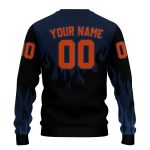 Personalized-Chicago-Bears-Logo-And-Flame-Outline-Blue-Black-AOP-Sweatshirt-3