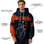 Personalized-Chicago-Bears-Logo-And-Grim-Reaper-Blue-Black-AOP-Hoodie-4