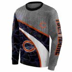 Personalized-Chicago-Bears-Logo-And-Hexagonal-Mesh-Blue-Black-Gray-AOP-Sweatshirt-2