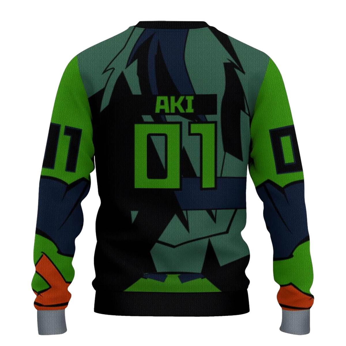 Personalized-Chicago-Bears-Logo-And-Ninja-Turtle-Cosplay-AOP-Sweatshirt-3