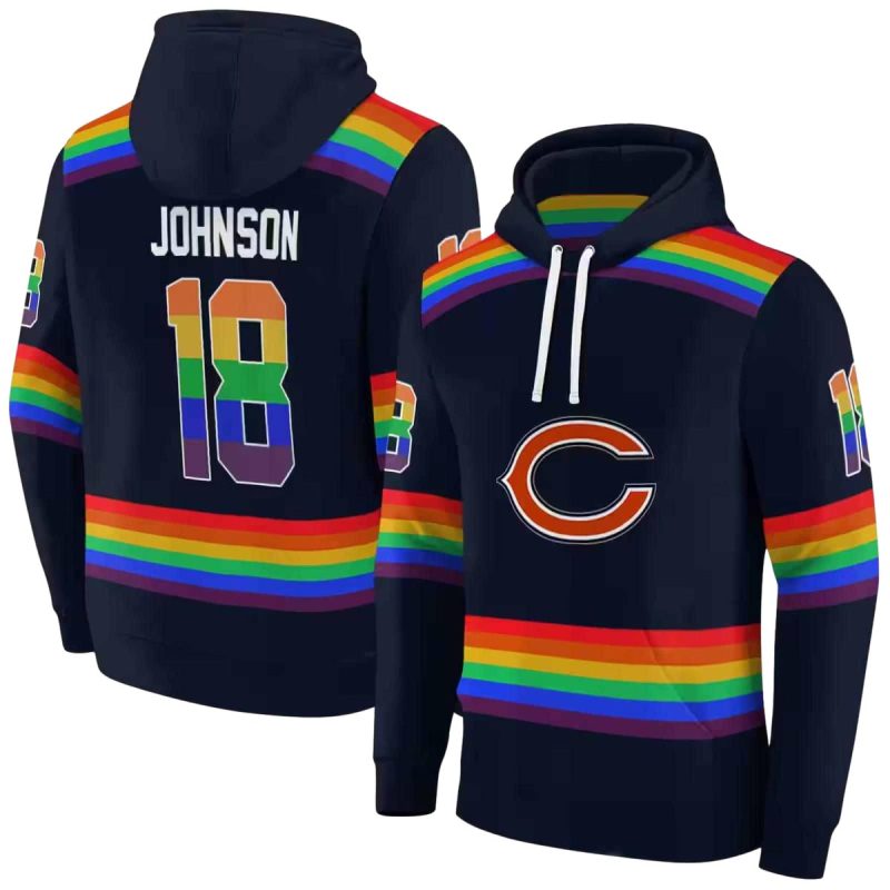 Personalized-Chicago-Bears-Logo-And-Rainbow-Stripes-Blue-Aop-Hoodie-1 Personalized Chicago Bears Logo And Rainbow Stripes Blue Aop Hoodie 1