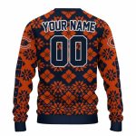 Personalized-Chicago-Bears-Logo-And-Snowflake-Matrix-Blue-AOP-Sweatshirt-4