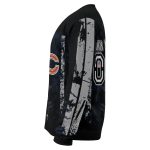 Personalized-Chicago-Bears-Logo-And-Vintage-USA-Flag-Black-AOP-Sweatshirt-4