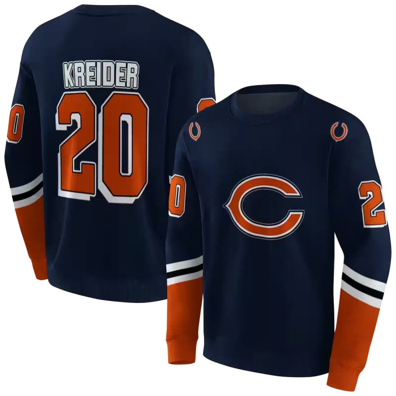 Personalized-Chicago-Bears-Logo-In-My-Heart-Striped-Blue-Pattern-Aop-Sweatshirt-1 Personalized Chicago Bears Logo In My Heart Striped Blue Pattern Aop Sweatshirt 1