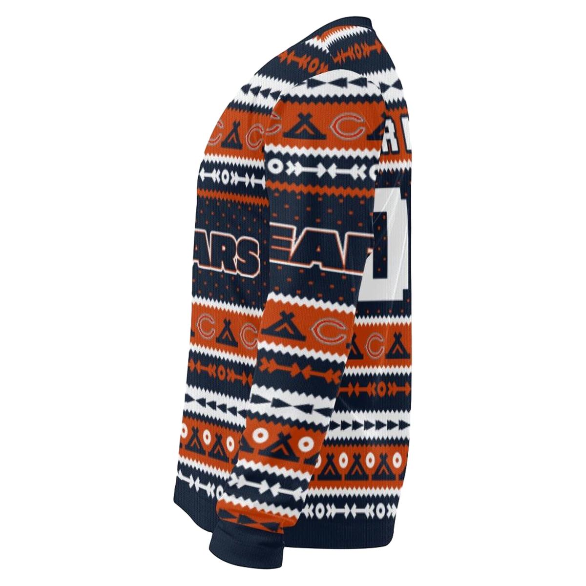 Personalized-Chicago-Bears-Logo-Tent-Stripes-Blue-White-AOP-Sweatshirt-4