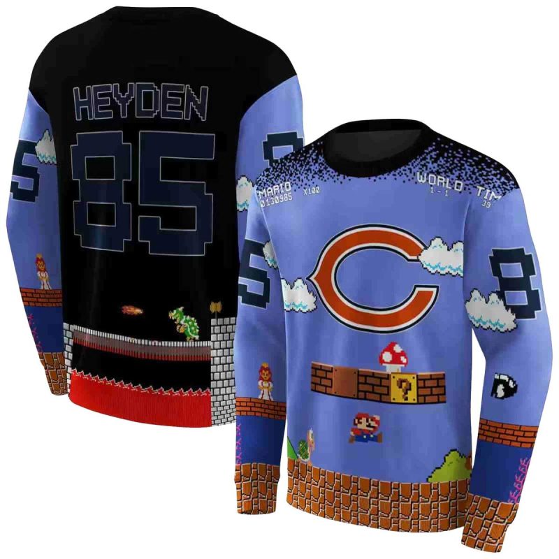 Personalized-Chicago-Bears-Mario-Blue-Black-Aop-Sweatshirt-1 Personalized Chicago Bears Mario Blue Black Aop Sweatshirt 1