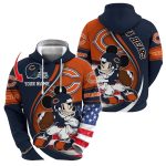 Personalized Chicago Bears Mickey Mouse Player AOP Hoodie