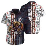 Personalized Chicago Bears Multi Logo And Mascot Hawaiian Shirt