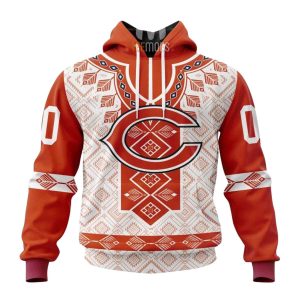 Personalized Chicago Bears Native Pattern AOP Hoodie