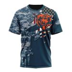 Personalized-Chicago-Bears-Navy-Skull-Camo-Veteran-AOP-T-Shirt-1