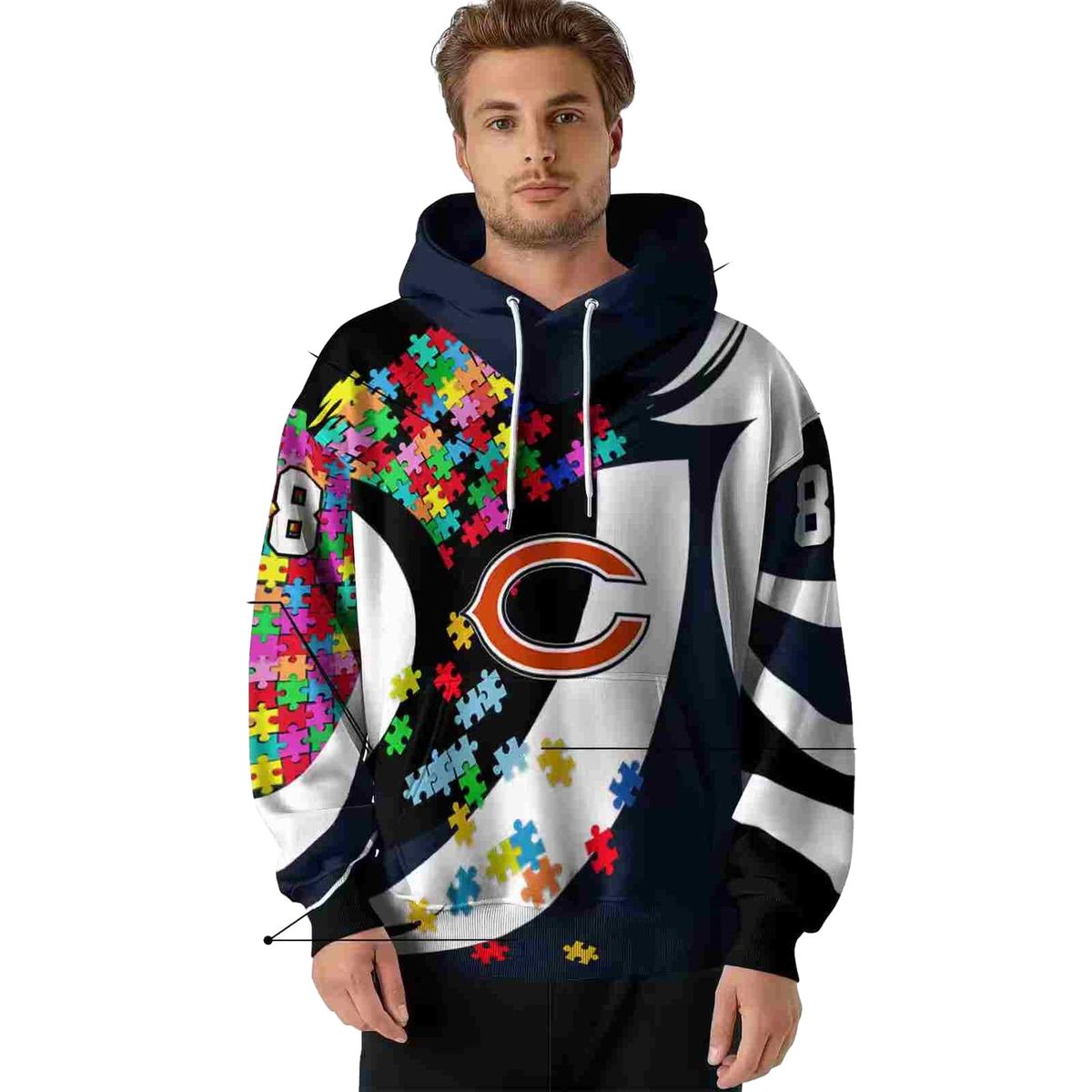 Personalized-Chicago-Bears-Puzzle-Pieces-Blue-AOP-Hoodie-4