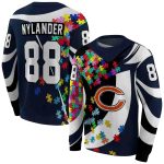 Personalized-Chicago-Bears-Puzzle-Pieces-Blue-AOP-Sweatshirt-1