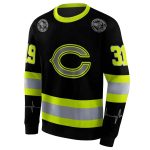 Personalized-Chicago-Bears-Safety-Motif-Black-Neon-Green-AOP-Sweatshirt-2