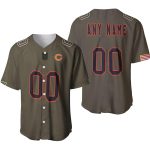 Personalized Chicago Bears Salute To Service Retired Player Baseball Jersey