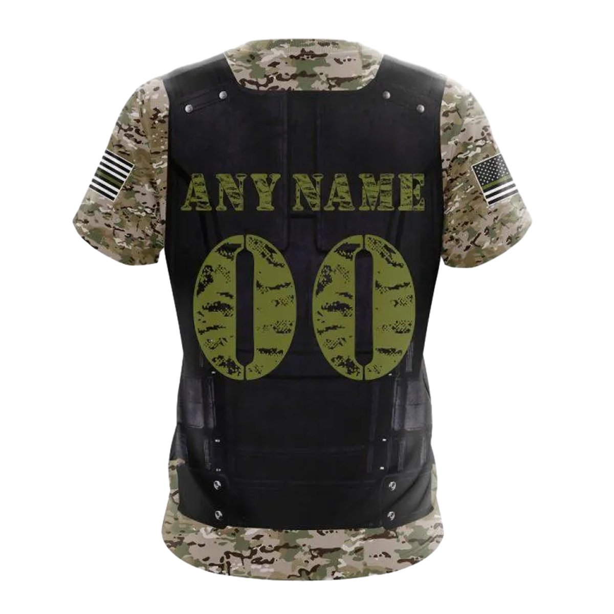 Personalized-Chicago-Bears-Skull-Camo-Veteran-AOP-T-Shirt-2