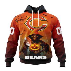 Personalized Chicago Bears Special Death Halloween AOP Hoodie