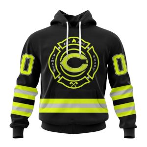 Personalized Chicago Bears Special FireFighter Uniform AOP Hoodie