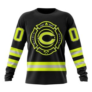 Personalized Chicago Bears Special FireFighter Uniform AOP Sweatshirt