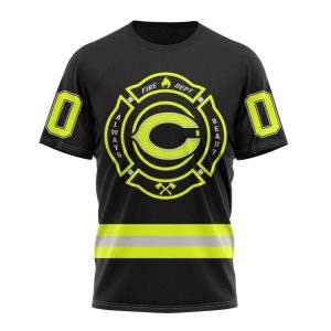 Personalized Chicago Bears Special FireFighter Uniform AOP T Shirt