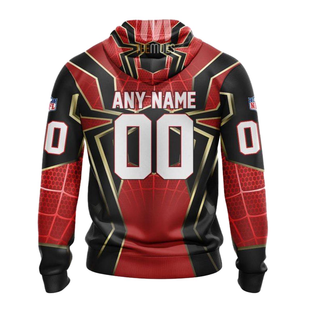 Personalized-Chicago-Bears-Spider-Man-Cosplay-AOP-Hoodie-2