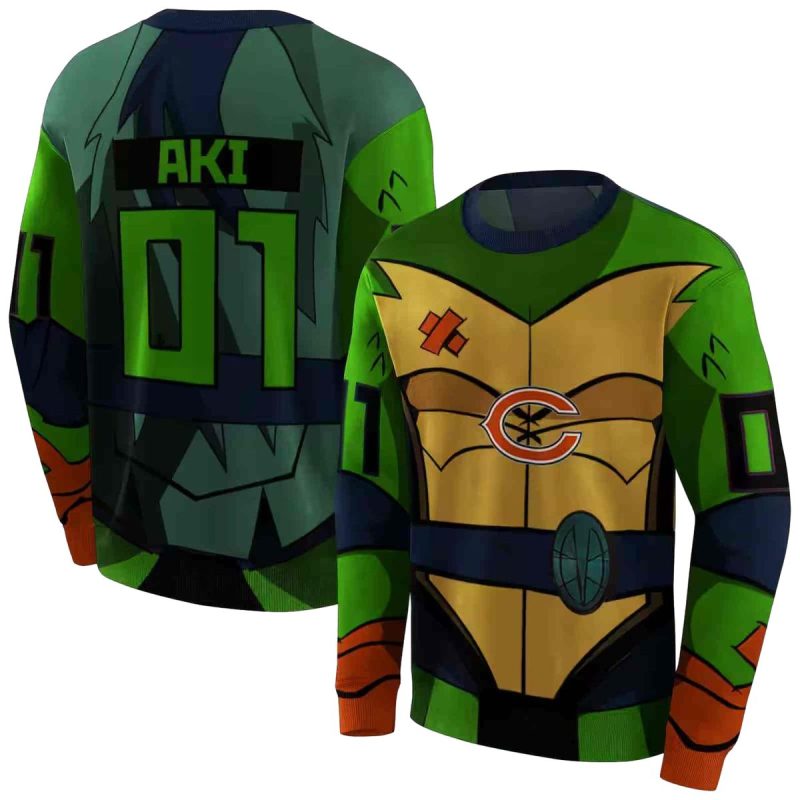 Personalized-Chicago-Bears-Superhero-Armor-Blue-Green-Aop-Sweatshirt-1 Personalized Chicago Bears Superhero Armor Blue Green Aop Sweatshirt 1
