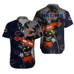 Personalized Chicago Bears Tropical Night Party Hawaiian Shirt