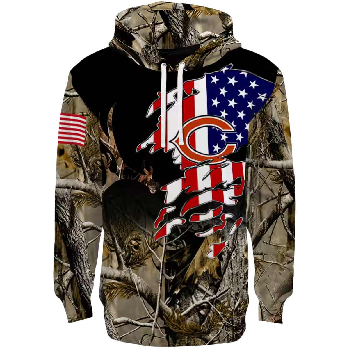 Personalized-Chicago-Bears-US-Flag-And-Camo-Pattern-AOP-Hoodie-2