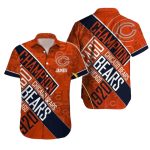 Personalized Chicago Bears Vintage Champion Banner Hawaiian Shirt