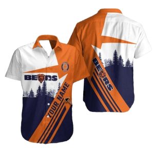 Personalized Chicago Bears Windy City Wilderness Hawaiian Shirt
