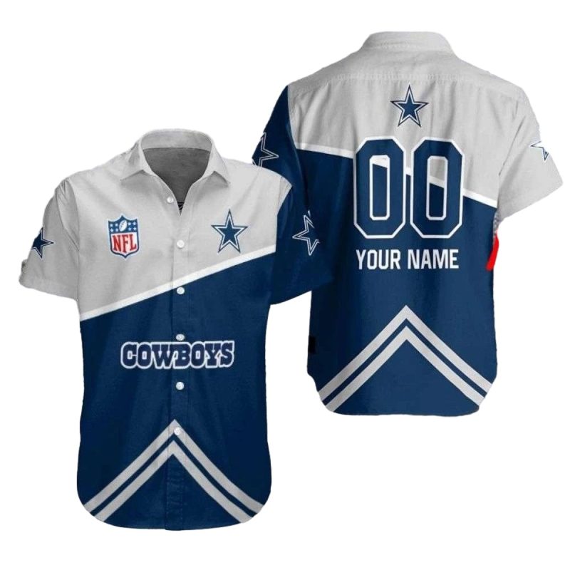 Personalized Dallas Cowboys Bold Game Day Hawaiian Shirt 1