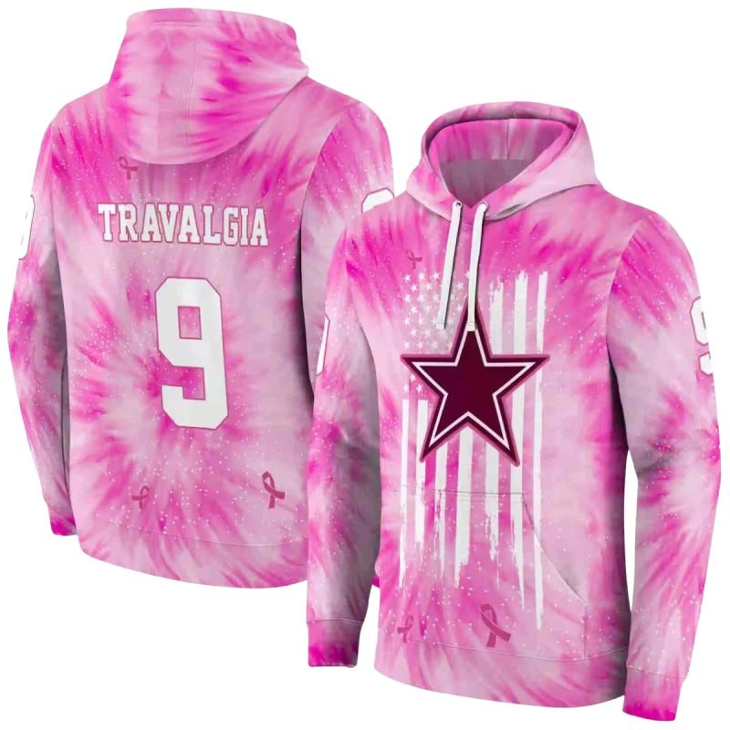 Personalized Dallas Cowboys Cancer Support Pink Aop Hoodie 1