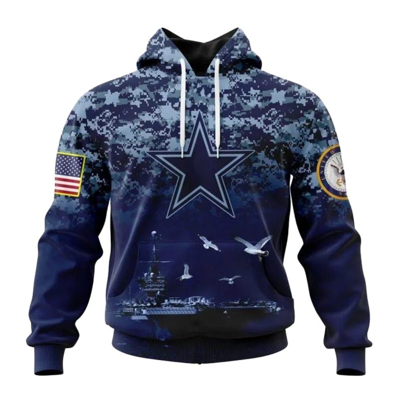 Personalized Dallas Cowboys Honor Us Navy Veterans Cosplay Aop Hoodie 1