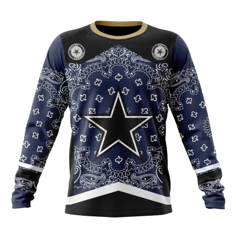 Personalized Dallas Cowboys Logo And Classic Style Aop Sweatshirt 1