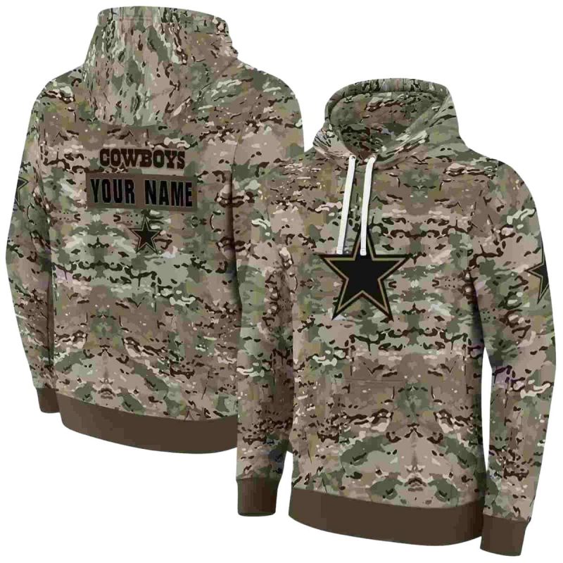 Personalized Dallas Cowboys Military Style Aop Hoodie 1