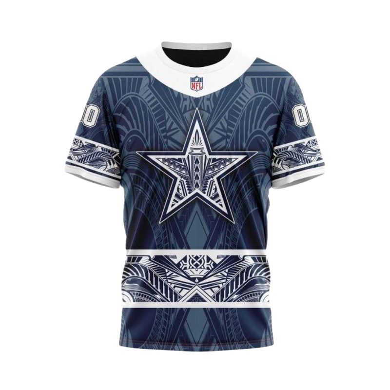 Personalized Dallas Cowboys Native With Samoa Culture Aop T Shirt 1