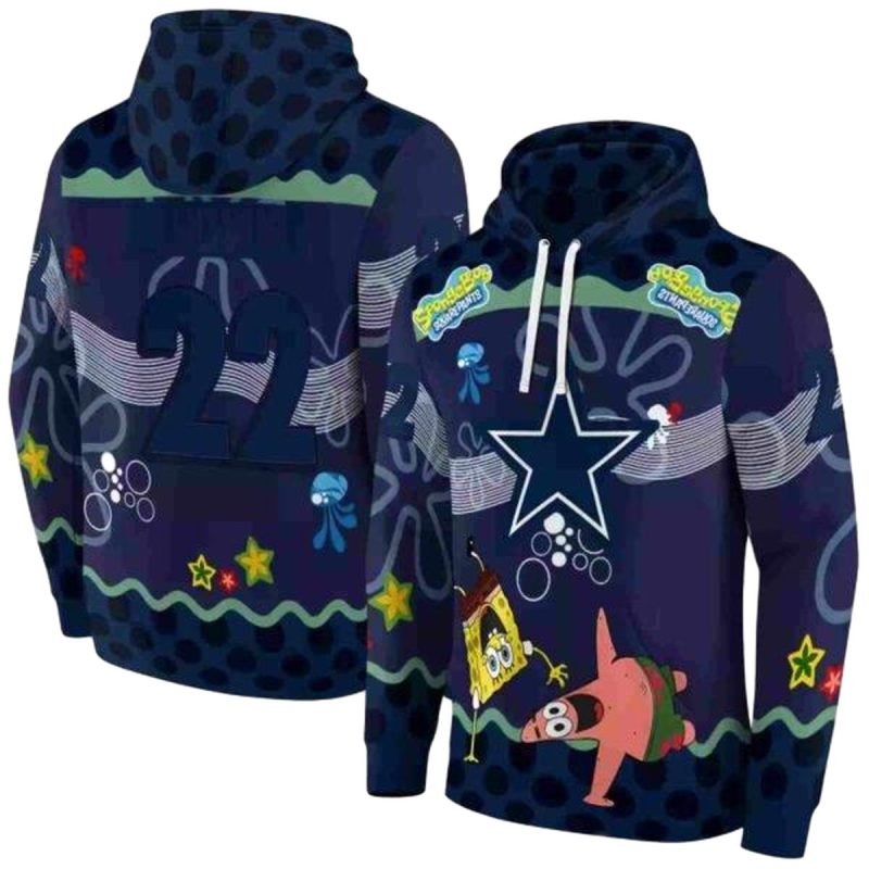 Personalized Dallas Cowboys Patrick Star Blue Navy Aop Hoodie 1