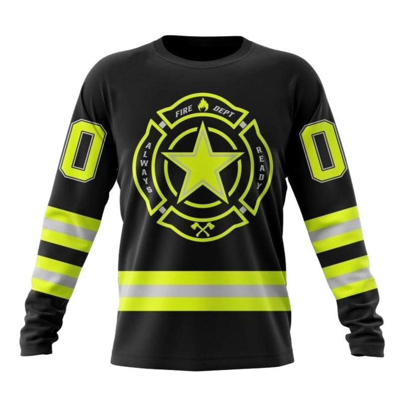 Personalized Dallas Cowboys Special Firefighter Uniform Aop Sweatshirt 1