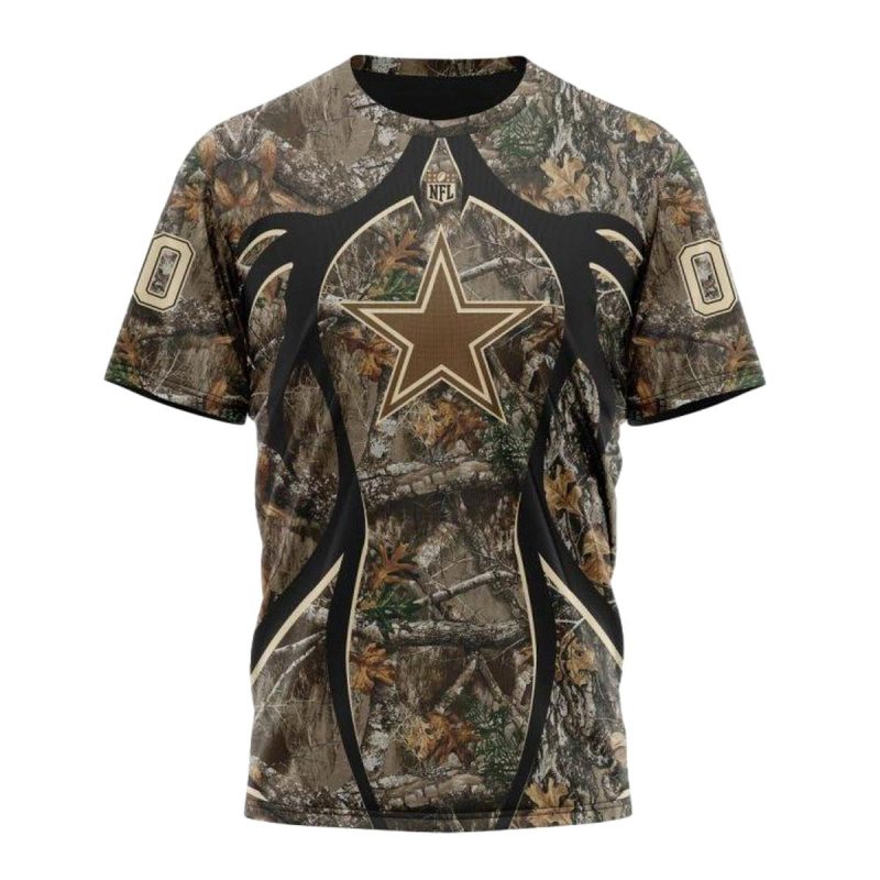 Personalized Dallas Cowboys Special Hunting Camo Aop T Shirt 1