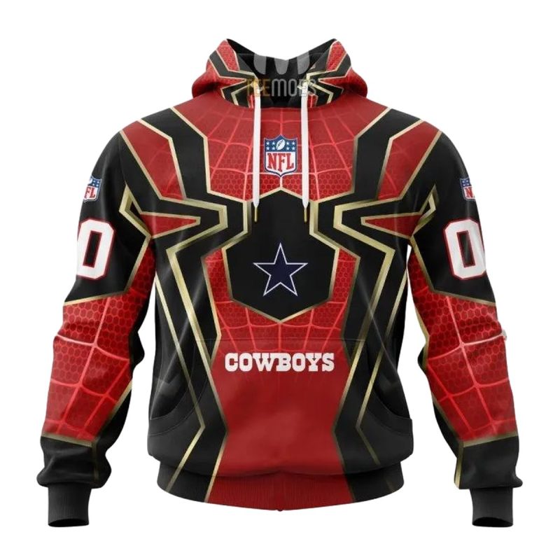 Personalized Dallas Cowboys Spider Man Cosplay Aop Hoodie 1