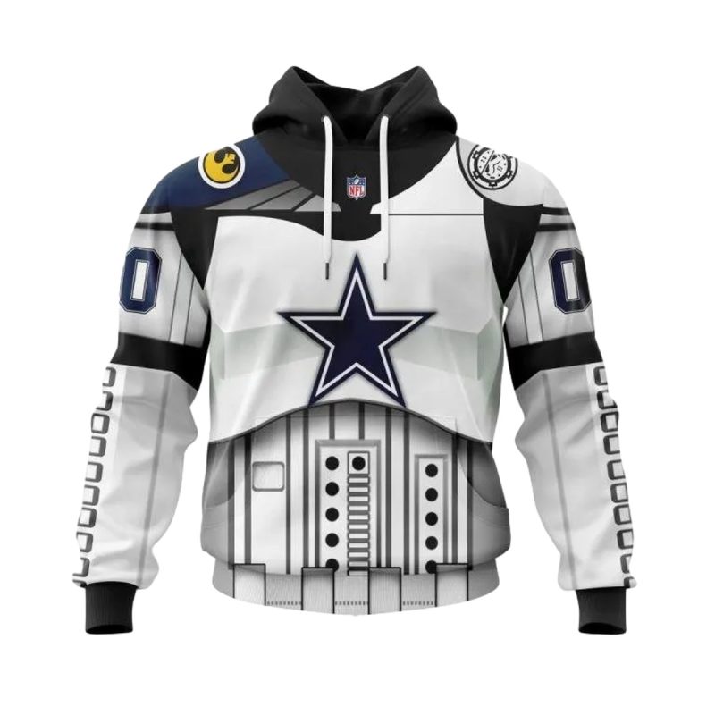 Personalized Dallas Cowboys Star Wars Cosplay Aop Hoodie 1