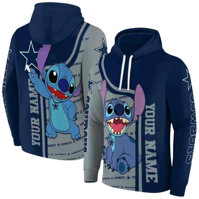 Personalized Dallas Cowboys Stitch Blue Aop Hoodie 1