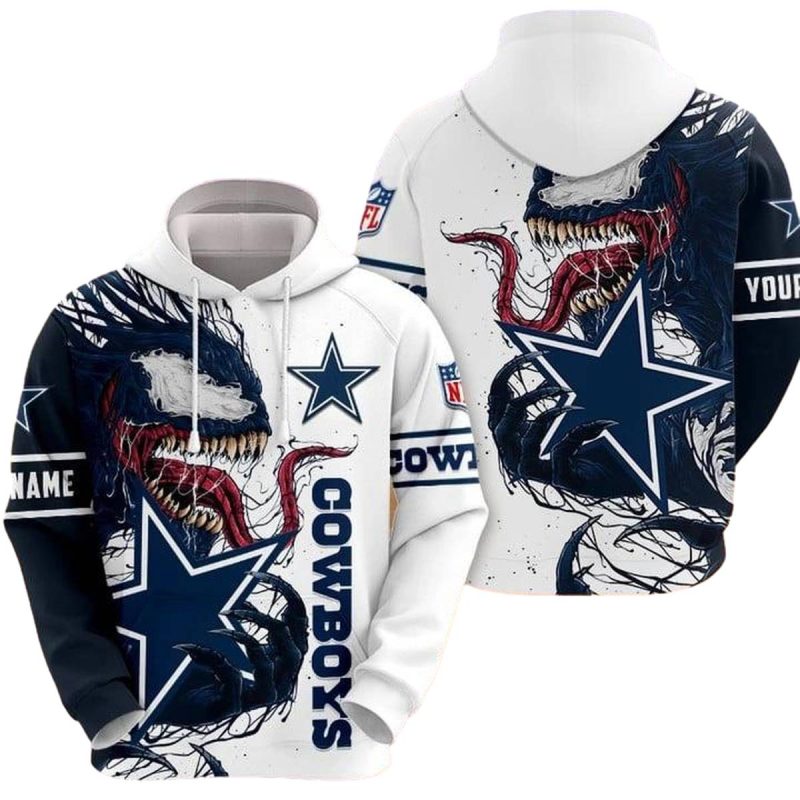 Personalized Dallas Cowboys Venom Aop Hoodie 1