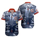 Personalized Deep Ocean Shark Encounter Chicago Bears Hawaiian Shirt