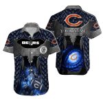 Personalized Dragon Dark Mystical Chicago Bears Themed Hawaiian Shirt