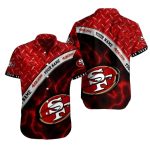 Personalized Fiery Red 49ers Fanfare Hawaiian Shirt
