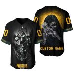 Personalized Green Bay Packers Alchemy Grim Reaper Baseball Jersey